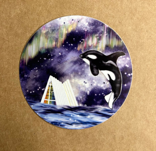 Klistremerke spekkhogger og ishavskatedralen